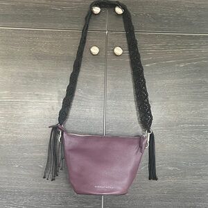 Danielle Nicole Purple Leather Bag